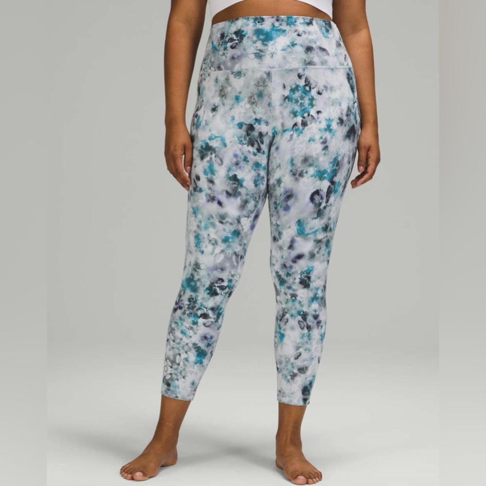 Lululemon Align Pant 25" Leggings‎ Nulu in Kaleidofloral Multi Sz 10